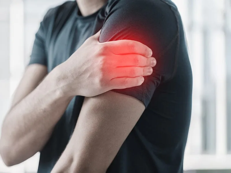The Lab Chiropractic treating arm pain in Charles