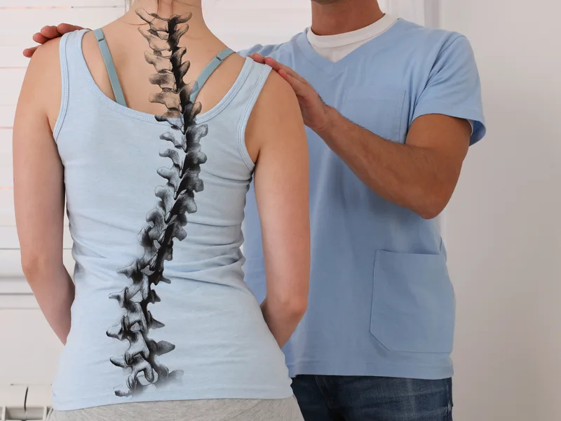 The Lab Chiropractic treating scoliosis in Charles